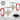 All I want for Christmas is my Hogwarts letter – Karabinerbecher 330 ml – Weiß/Rot – Mit Deckel – Ansicht 3 #farbe_weiss-rot