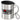 I love hot moms – Edelstahlbecher 400 ml – Silber – Mit Deckel und Karabiner – Ansicht 1 #farbe_silber