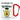 Bravocado – du hast es geschafft! – Karabinerbecher 330 ml – Weiß/Rot – Ohne Deckel – Ansicht 1 #farbe_weiss-rot
