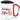 Ich bin 19+1 – Karabinerbecher 330 ml – Weiß/Rot – Mit Deckel – Ansicht 1 #farbe_weiss-rot
