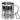 Mama – kostenloser Service in allen Fällen – Edelstahlbecher 400 ml – Silber – Mit Karabiner – Ansicht 1 #farbe_silber