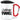 Lieblingspimmel – Karabinerbecher 330 ml – Weiß/Rot – Mit Deckel – Ansicht 1 #farbe_weiss-rot