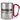 Ich atme ein – ich raste aus – Karabinerbecher 330 ml – Silber/Rot – Ohne Deckel – Ansicht 1 #farbe_silber-rot
