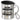 Ich bin Jungsmama, was ist deine Superkraft? – Edelstahlbecher 400 ml – Silber – Mit Deckel und Karabiner – Ansicht 1 #farbe_silber