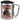 Anti-Stress Tasse für Dachdecker – Karabinerbecher 330 ml – Silber/Silber – Mit Deckel – Ansicht 1 #farbe_silber-silber