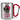 I'm just a girl – Hamster-Meme – Karabinerbecher 330 ml – Silber/Rot – Ohne Deckel – Ansicht 1 #farbe_silber-rot