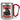 Anti-Stress Tasse für Lokführer – Karabinerbecher 330 ml – Silber/Rot – Ohne Deckel – Ansicht 1 #farbe_silber-rot