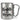 Konfetti im Herzen – Karabinerbecher 330 ml – Silber/Silber – Ohne Deckel – Ansicht 1 #farbe_silber-silber