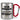 Ich bin Hundemama, was ist deine Superkraft? – Karabinerbecher 330 ml – Silber/Rot – Ohne Deckel – Ansicht 1 #farbe_silber-rot