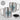 Lieblings-Schwiegervater – Karabinerbecher 330 ml – Silber/Silber – Mit Deckel – Ansicht 3 #farbe_silber-silber