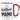 Weltbeste Mama – Karabinerbecher 330 ml – Weiß/Rot – Ohne Deckel – Ansicht 1 #farbe_weiss-rot