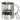 Lieblingspimmel – Edelstahlbecher 400 ml – Silber – Mit Karabiner – Ansicht 1 #farbe_silber