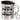 Ich bin Postbotin, was ist deine Superkraft? – Edelstahlbecher 400 ml – Silber – Mit Deckel und Karabiner – Ansicht 1 #farbe_silber