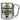 Traue keiner Steuerberaterin, die heute noch keinen Kaffee hatte – Karabinerbecher 330 ml – Silber/Silber – Ohne Deckel – Ansicht 1 #farbe_silber-silber