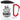 Ich wollte nur mal Danke sagen – Karabinerbecher 330 ml – Weiß/Rot – Mit Deckel – Ansicht 1 #farbe_weiss-rot