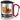 Mettarbeiter des Monats – Karabinerbecher 330 ml – Silber/Rot – Mit Deckel – Ansicht 1 #farbe_silber-rot