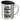 Ich habe zwei Titel: Mama und Oma – und ich rocke sie beide – Edelstahlbecher 400 ml – Silber – Mit Deckel – Ansicht 1 #farbe_silber