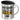 Oh, schon Bier-Uhr? – Edelstahlbecher 400 ml – Silber – Mit Deckel – Ansicht 1 #farbe_silber