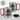 Ich bin Koch, was ist deine Superkraft? – Karabinerbecher 330 ml – Silber/Rot – Mit Deckel – Ansicht 3 #farbe_silber-rot