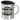 Ich bin Handballerin, was ist deine Superkraft? – Edelstahlbecher 400 ml – Silber – Mit Deckel – Ansicht 1 #farbe_silber