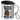 Anti-Stress Tasse fürs Angeln – Edelstahlbecher 400 ml – Silber – Mit Deckel und Karabiner – Ansicht 1 #farbe_silber