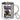 Anti-Stress Tasse für Fitnesstrainer – Edelstahlbecher 400 ml – Silber – Mit Karabiner – Ansicht 1 #farbe_silber