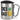Dies, das, Ananas – Karabinerbecher 330 ml – Silber/Silber – Mit Deckel – Ansicht 1 #farbe_silber-silber
