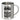 So viele Hunde auf dieser Welt und ich hab den tollsten – Edelstahlbecher 400 ml – Silber – Ohne Deckel und Karabiner – Ansicht 1 #farbe_silber