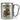 Anti-Stress Tasse für den Ruhestand – Karabinerbecher 330 ml – Silber/Silber – Ohne Deckel – Ansicht 1 #farbe_silber-silber