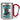 Anti-Stress Tasse für Physiotherapeuten – Karabinerbecher 330 ml – Silber/Rot – Ohne Deckel – Ansicht 1 #farbe_silber-rot