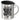 Du bist heißer als mein Kaffee – Edelstahlbecher 400 ml – Silber – Mit Deckel – Ansicht 1 #farbe_silber