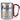Kaffee, weil es für Spritz zu früh ist – Karabinerbecher 330 ml – Silber/Rot – Ohne Deckel – Ansicht 1 #farbe_silber-rot