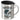 Lieber einen schlechten Tag am Wasser als einen guten Tag im Büro – Edelstahlbecher 400 ml – Silber – Mit Deckel – Ansicht 1 #farbe_silber