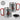 Anti-Stress Tasse fürs Stricken – Karabinerbecher 330 ml – Silber/Rot – Mit Deckel – Ansicht 3 #farbe_silber-rot