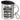Coole Kollegen sind schwer zu finden, hart zu verlassen und unvergesslich – Edelstahlbecher 400 ml – Silber – Mit Deckel und Karabiner – Ansicht 1 #farbe_silber
