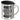 Arbeiten ist wie Kacken: Du gehst, weil du musst – Edelstahlbecher 400 ml – Silber – Mit Deckel – Ansicht 1 #farbe_silber