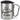 Shhh … there is Prosecco in here – Karabinerbecher 330 ml – Silber/Silber – Mit Deckel – Ansicht 1 #farbe_silber-silber