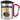 Ich bin eine Azubine – Karabinerbecher 330 ml – Silber/Rot – Mit Deckel – Ansicht 1 #farbe_silber-rot