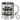 Ich bin Trainerin, was ist deine Superkraft? – Edelstahlbecher 400 ml – Silber – Mit Karabiner – Ansicht 1 #farbe_silber