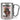 Anti-Stress Tasse für Pferdemädchen – Karabinerbecher 330 ml – Silber/Silber – Ohne Deckel – Ansicht 1 #farbe_silber-silber