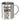 Psychisch am Ente – Edelstahlbecher 400 ml – Silber – Ohne Deckel und Karabiner – Ansicht 1 #farbe_silber