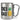 Dies, das, Ananas – Karabinerbecher 330 ml – Silber/Silber – Ohne Deckel – Ansicht 1 #farbe_silber-silber