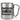 Erwachsen sein kann ich morgen wieder – Karabinerbecher 330 ml – Silber/Silber – Ohne Deckel – Ansicht 1 #farbe_silber-silber