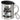 Bitte nicht stören, ich angle – Edelstahlbecher 400 ml – Silber – Mit Deckel und Karabiner – Ansicht 1 #farbe_silber