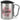 Lieblings-Mama – Karabinerbecher 330 ml – Silber/Silber – Mit Deckel – Ansicht 1 #farbe_silber-silber