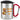 Spritzus Saufus Rex – Karabinerbecher 330 ml – Silber/Rot – Mit Deckel – Ansicht 1 #farbe_silber-rot