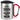 Liebe Schwester, ich habe versucht, für dich das beste Geschenk zu finden – Karabinerbecher 330 ml – Silber/Rot – Mit Deckel – Ansicht 1 #farbe_silber-rot
