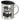 Mrs. Always Right – Edelstahlbecher 400 ml – Silber – Mit Deckel – Ansicht 1 #farbe_silber