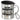 Ich bin Heimwerker, was ist deine Superkraft? – Edelstahlbecher 400 ml – Silber – Mit Deckel und Karabiner – Ansicht 1 #farbe_silber