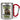 Anti-Stress Tasse für Opas – Karabinerbecher 330 ml – Silber/Rot – Ohne Deckel – Ansicht 1 #farbe_silber-rot